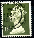 Stamps United Kingdom -  REINO UNIDO_SCOTT MH102 REINA ISABEL. $0.7