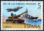 Stamps : Europe : Spain :  DIA DE LAS FUERZAS ARMADAS
