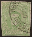 Stamps Uruguay -  José Gervasio Artigas  1913  1 centésimo