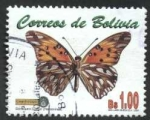 Stamps : America : Bolivia :  Mariposas