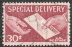 Stamps United States -  Special delivery