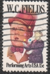Stamps United States -  W.C. Fields