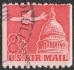 Sellos de America - Estados Unidos -  Air mail