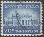 Stamps United States -  Monticello