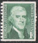 Sellos de America - Estados Unidos -  Thomas Jefferson