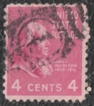 Stamps United States -  James Madison