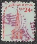 Stamps United States -  Two if by sea