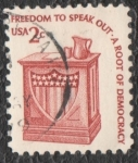 Sellos de America - Estados Unidos -  Freedom to speak out