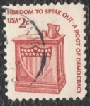 Sellos del Mundo : America : Estados_Unidos : Freedom to speak out