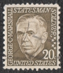 Stamps United States -  George C. Marshall