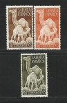 Stamps Spain -  Sahara Edifil  91-92 y 93