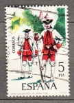 Stamps Spain -  Fusilero (1004)