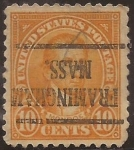 Sellos de America - Estados Unidos -  James Monroe  1922  10 centavos