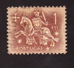 Stamps : Europe : Portugal :  Caballero Medieval