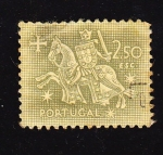 Stamps Portugal -  Caballero Medieval