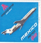 Stamps Mexico -  AVIACIÓN MEXICANA 50 ANIVERSARIO