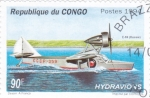 Sellos del Mundo : Africa : Rep�blica_del_Congo : HIDROAVIÓN