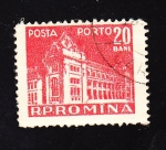 Sellos de Europa - Rumania -  Edificio