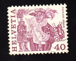 Stamps Switzerland -  Escalade geneve