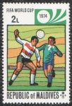 Stamps Maldives -  Fifa world cup