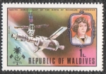 Sellos de Asia - Maldivas -  Birth of Nicholas Copernicus