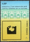 Stamps : Europe : Spain :  5048- Donostia/ San Sebastián.Capital Europea de la Cultura.