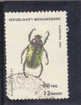 Stamps Madagascar -  I N S E C T O 