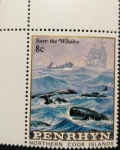 Stamps : Oceania : New_Zealand :  SAVE the WHALES! Cook Islands