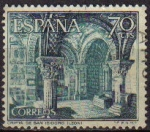 Stamps Spain -  ESPAÑA 1964 1543 Sello Serie Turistica Paisajes y Monumentos Cripta de San Isidoro Leon Usado