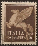 Sellos del Mundo : Europa : Italia : Pegaso  1930  50 cents aereo
