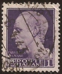 Stamps Italy -  Efigie de Julio César  1929  1 lira