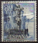 Stamps Spain -  ESPAÑA 1964 1545 Sello Serie Turistica Paisajes y Monumentos Cristo de los Faroles Cordoba Usado