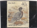Stamps New Zealand -  PATO AZUL