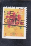 Stamps United States -  L O V E 