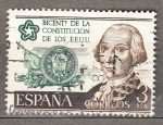 Stamps Spain -  Bicentº EEUU  (1025)