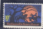 Stamps United States -  LA LEYENDA DE SLEEPY HOLLW-serie televisión