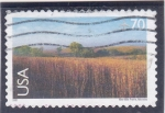 Stamps United States -  PAISAJE-PRADERAS DE NEBRASKA