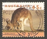 Stamps Australia -  Kangaroo