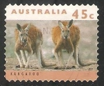 Stamps Australia -  Kangaroo