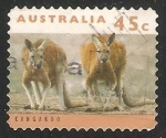 Stamps Australia -  Kangaroo