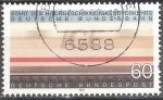 Stamps Germany -  Inauguración del Servicio Ferroviario Inter-City Express (ICE). Tren de alta velocidad.