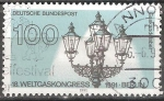 Stamps Germany -  XVIII Congreso Mundial del Gas en Berlín.Candelabros de gas.   