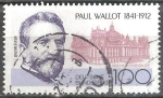 Stamps Germany -  150 aniversario del nacimiento de Pablo Wallot (1841-1912) arquitecto.
