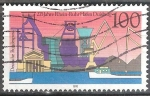 Stamps Germany -  275 años del puerto del Rin-Ruhr en Duisburg.