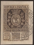 Stamps Spain -  Exposición Filatélica Nacional. Madrid  3 abril 1936  10 cents