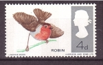 Stamps United Kingdom -  serie- Pajaros
