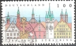 Stamps Germany -  1100 años Straubing (Baviera).