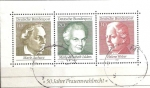 Stamps Germany -  Bloque: 50 años del voto femenino.