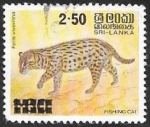 Stamps Sri Lanka -  Felis viverrina