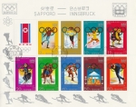 Stamps North Korea -  Olimpiadas de Invierno, Sapporo 72 e Innsbruck 76